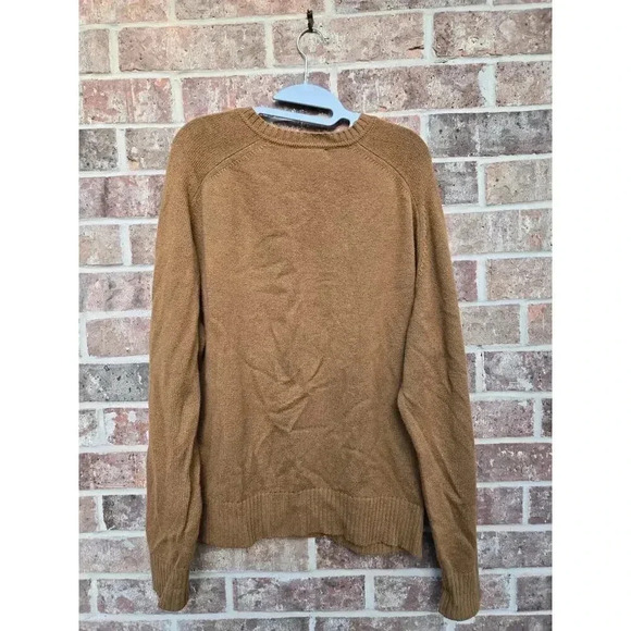 Faconnable 100% Cashmere V Neck Brown Sweater Size M - Picture 2 of 3